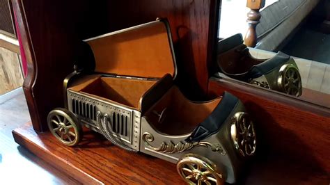 vintage metal car music box for sale 